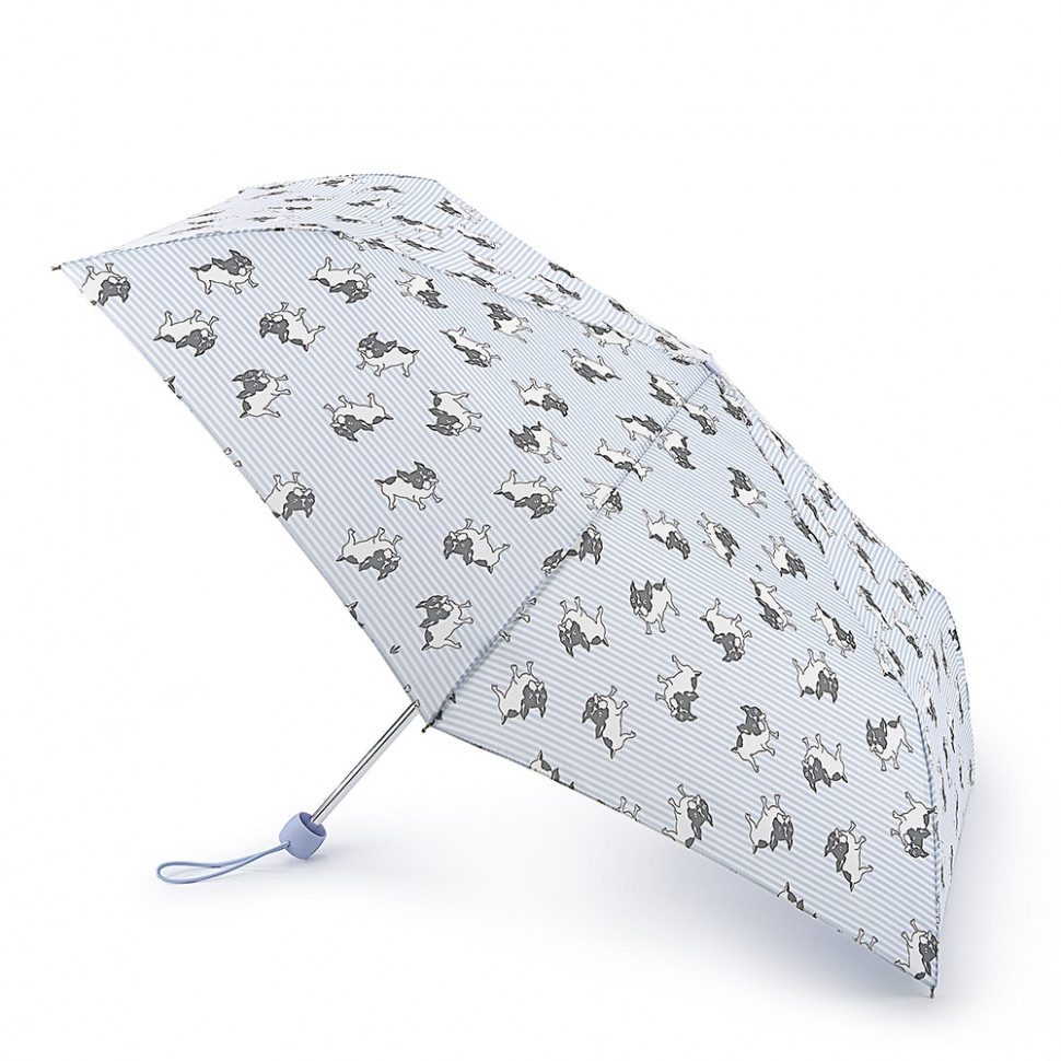 L553-3629 StripeFrenchie (Собака Френчи) Зонт женский механика Fulton фото 1 — Интернет-магазин "BAGSTAR"