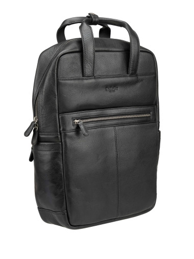 Рюкзак B402934-244-04 Dr. Koffer из натуральной кожи черный &mdash; Интернет-магазин "BAGSTAR"