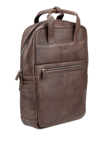 Рюкзак B402934-244-09 Dr. Koffer из натуральной кожи коричневый &mdash; Интернет-магазин "BAGSTAR"