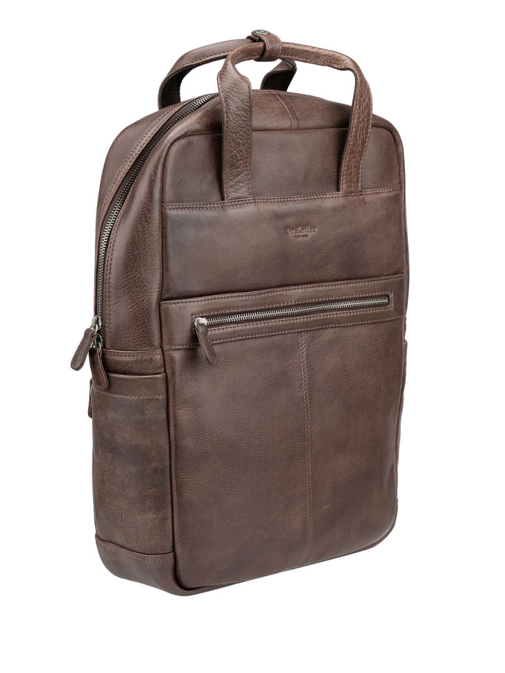 Рюкзак B402934-244-09 Dr. Koffer из натуральной кожи коричневый фото 1 &mdash; Интернет-магазин "BAGSTAR"