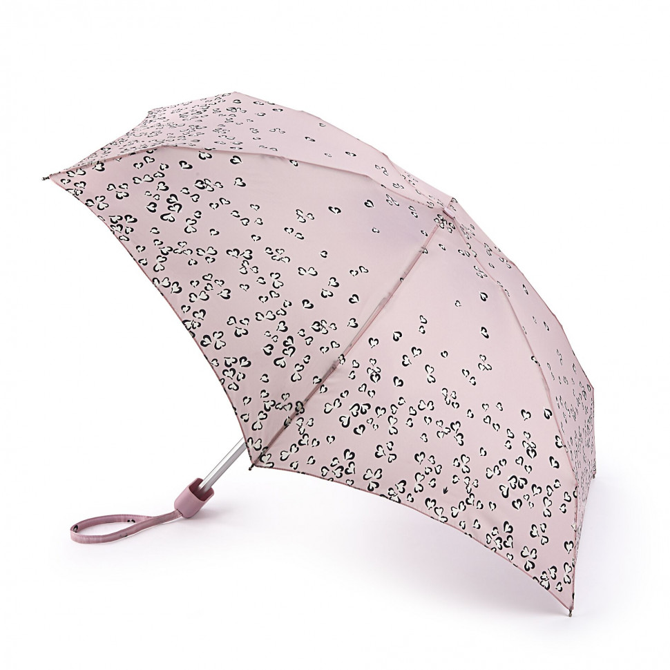 L501-4040 PetalHearts (Сердца на розовом) Зонт женский механика Fulton фото 1 — Интернет-магазин "BAGSTAR"