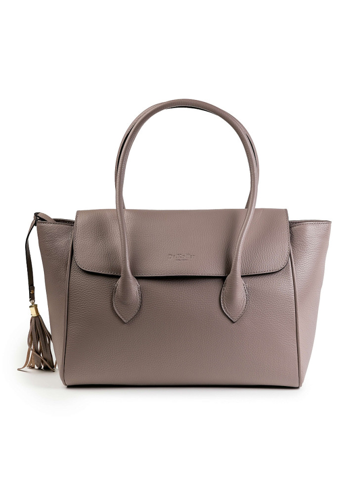 Женская сумка Dr.Koffer из натуральной кожи пыльная роза фото 1 &mdash; Интернет-магазин "BAGSTAR"