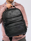 Рюкзак B402939-244-04 Dr. Koffer из натуральной кожи черный фото 11 &mdash; Интернет-магазин "BAGSTAR"