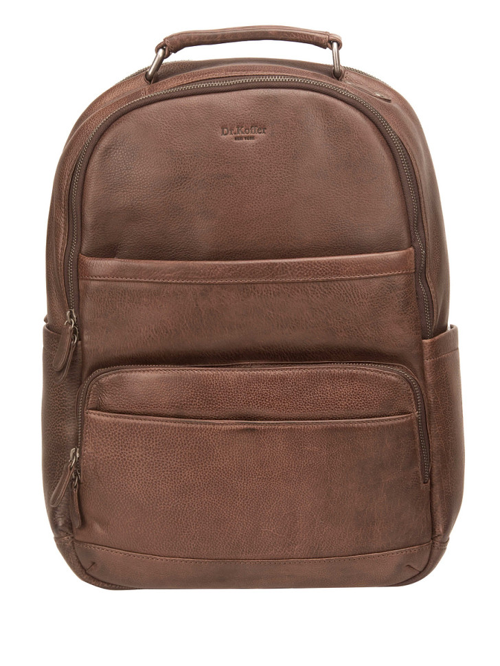 Рюкзак B402939-244-09 Dr. Koffer из натуральной кожи коричневый фото 1 &mdash; Интернет-магазин "BAGSTAR"