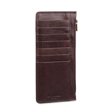 Кредитница Dr.Koffer X510448-245-09 из натуральной кожи коричневая &mdash; Интернет-магазин "BAGSTAR"