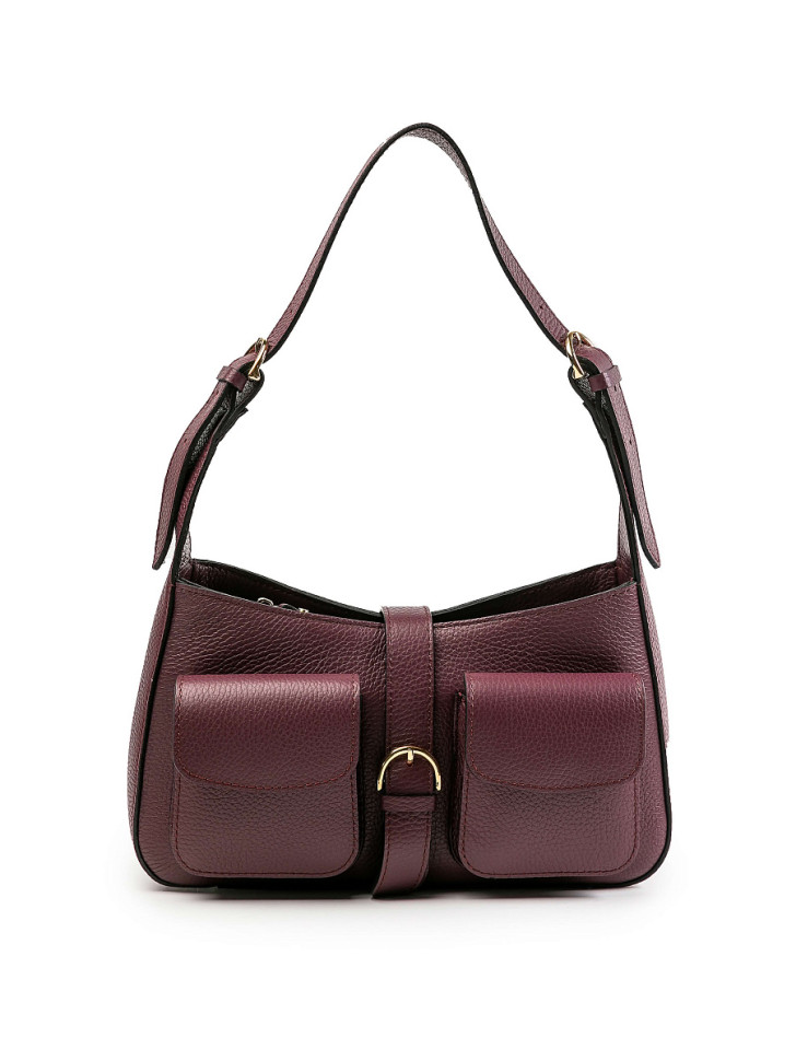 Женская сумка Dr.Koffer из натуральной кожи бордовая фото 1 &mdash; Интернет-магазин "BAGSTAR"