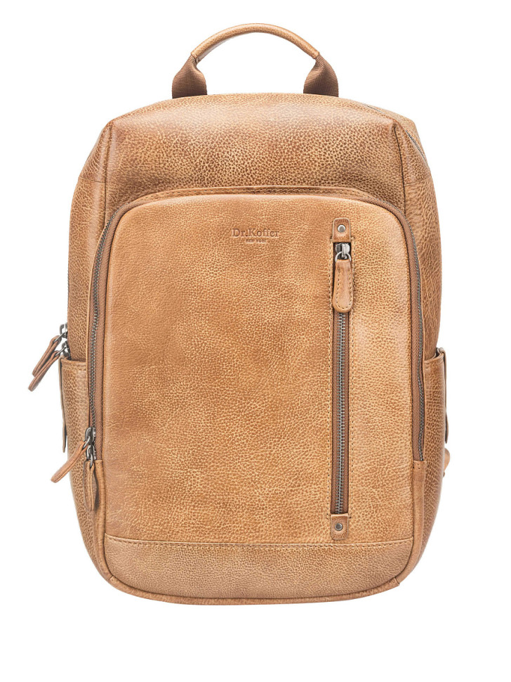 Рюкзак B402691-248-80 Dr. Koffer из натуральной кожи коричневый фото 1 &mdash; Интернет-магазин "BAGSTAR"