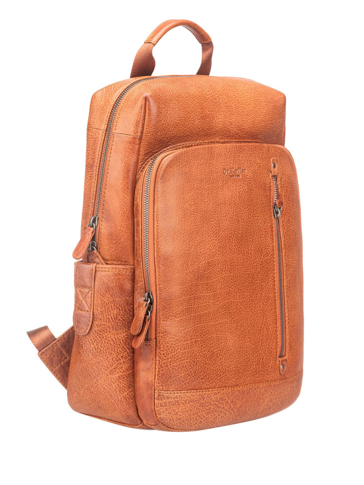 Рюкзак B402691-248-05 Dr. Koffer из натуральной кожи коричневый фото 1 &mdash; Интернет-магазин "BAGSTAR"