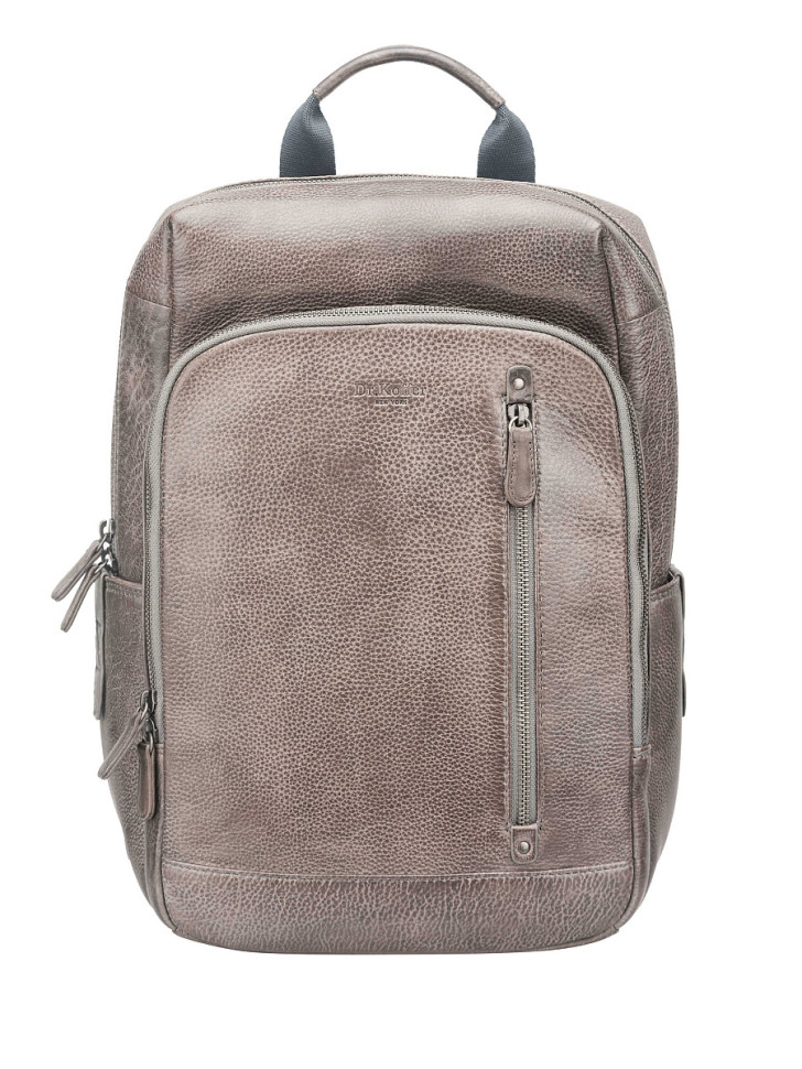 Рюкзак B402691-248-77 Dr. Koffer из натуральной кожи серый фото 1 &mdash; Интернет-магазин "BAGSTAR"