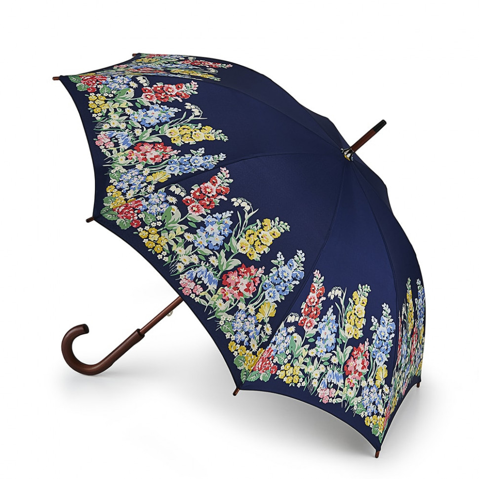 L541-3142 HerbaceousBorder (Бордюр цветов) Зонт женский трость Cath Kidston Fulton фото 1 — Интернет-магазин "BAGSTAR"