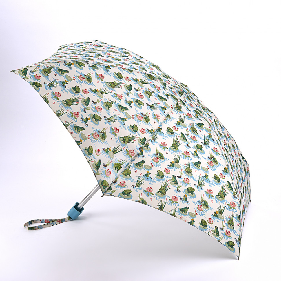 L521-4046 BathingFrogs (Лягушки) Зонт женский механика Cath Kidston Fulton фото 1 — Интернет-магазин "BAGSTAR"