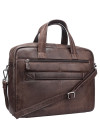 Сумка для документов Dr.Koffer M402978-244-09 из натуральной кожи коричневая фото 2 &mdash; Интернет-магазин "BAGSTAR"