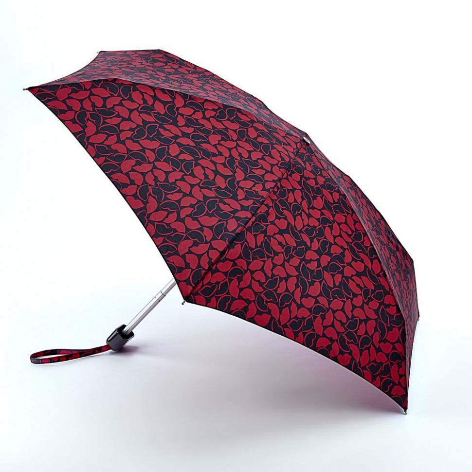 L717-4019 AllOverHandDrawnLips (Нарисованные от руки губы) Зонт женский механика LuluGuinness Fulton фото 1 — Интернет-магазин "BAGSTAR"