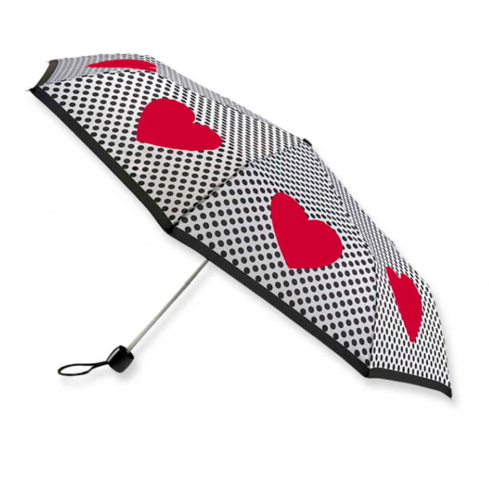 L354-4486 LoveHeartSpot (Сердце) Зонт женский механика Fulton фото 1 — Интернет-магазин "BAGSTAR"
