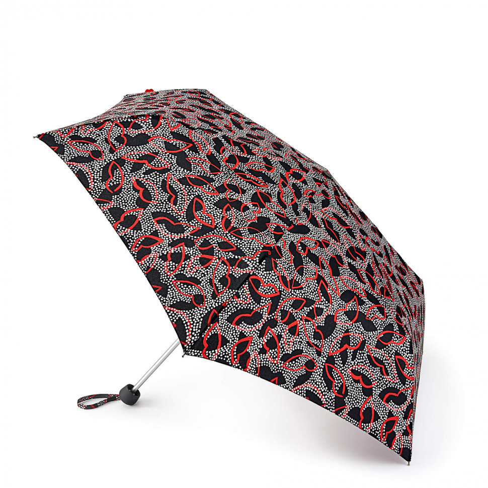 L869-4112 DottyLips (Губы) Зонт женский механика Lulu Guinness Fulton фото 1 — Интернет-магазин "BAGSTAR"