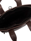Сумка-рюкзак Dr.Koffer M402987-244-09 из натуральной кожи коричневый фото 6 &mdash; Интернет-магазин "BAGSTAR"