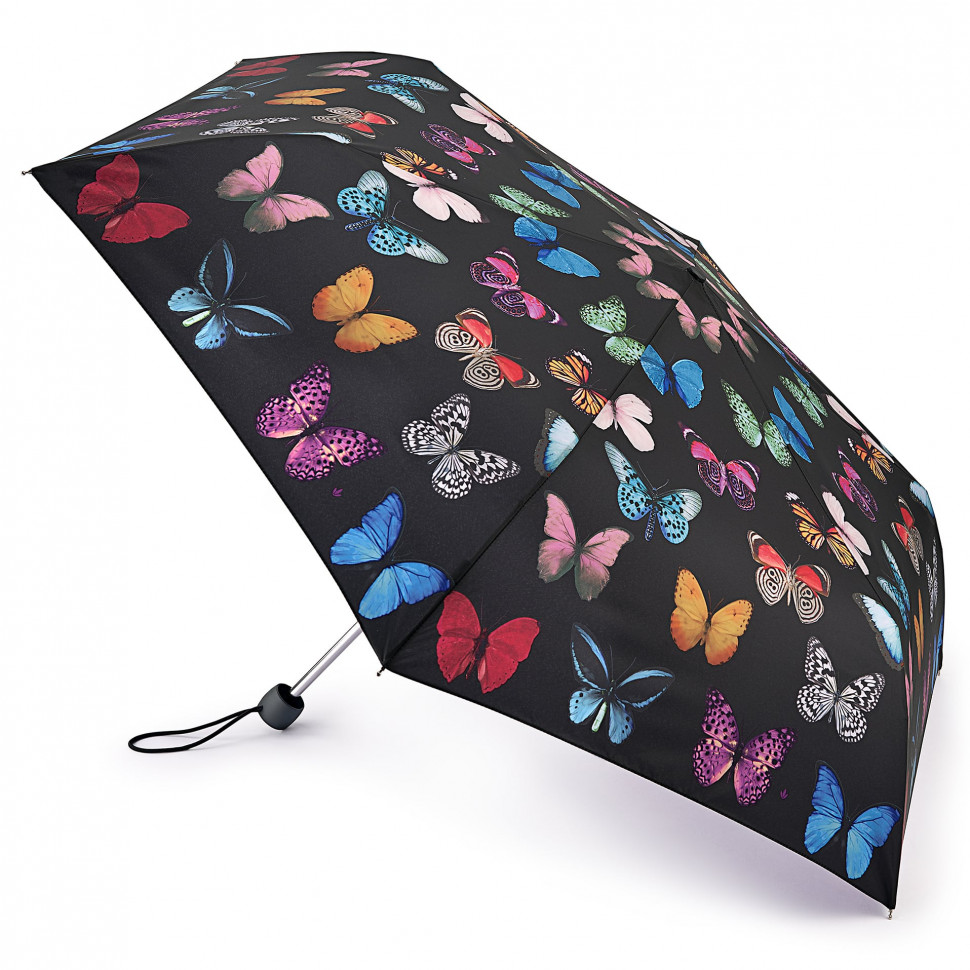 L553-3959 ButterflyStudy (Цветные бабочки) Зонт женский механика Fulton фото 1 — Интернет-магазин "BAGSTAR"