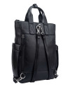 Сумка-рюкзак Dr.Koffer M402987-244-04 из натуральной кожи черный фото 2 &mdash; Интернет-магазин "BAGSTAR"