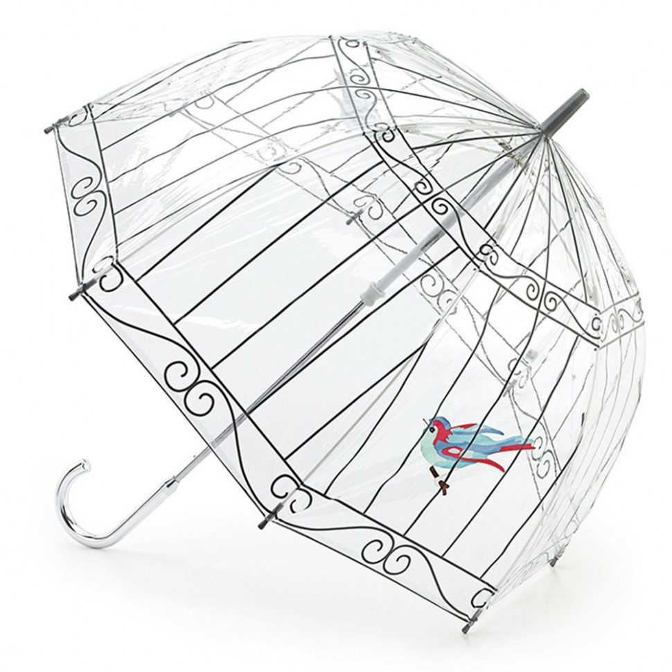 L719-1934 Birdcage (Птичка в клетке) Зонт женский трость Lulu Guinness Fulton фото 1 — Интернет-магазин "BAGSTAR"
