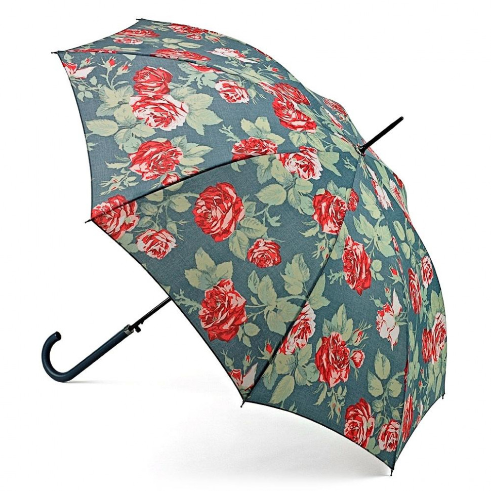 L755-2380 AntiqueRoseBlue (Античная роза) Зонт женский трость автомат Cath Kidston Fulton фото 1 — Интернет-магазин "BAGSTAR"