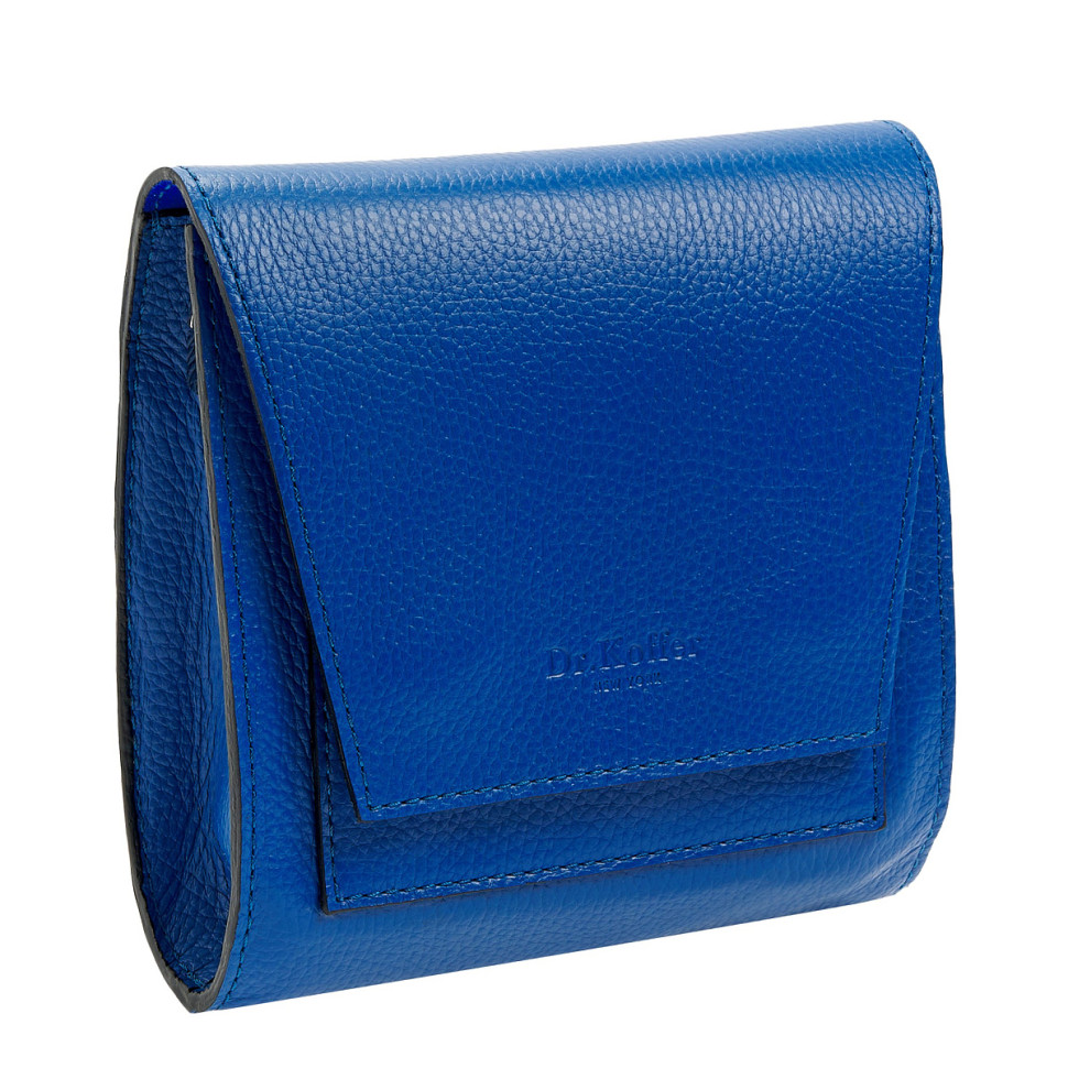 Женская сумка Dr. Koffer  50425S-60 из натуральной кожи синяя фото 1 &mdash; Интернет-магазин "BAGSTAR"