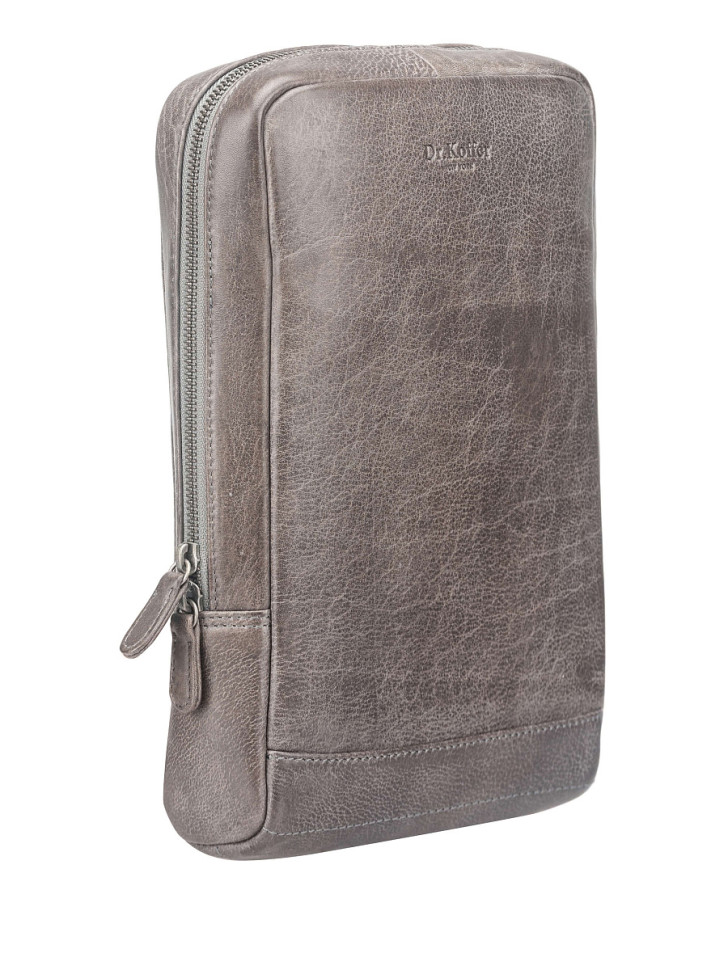 Рюкзак B402943-244-77 Dr. Koffer из натуральной кожи серый фото 1 &mdash; Интернет-магазин "BAGSTAR"