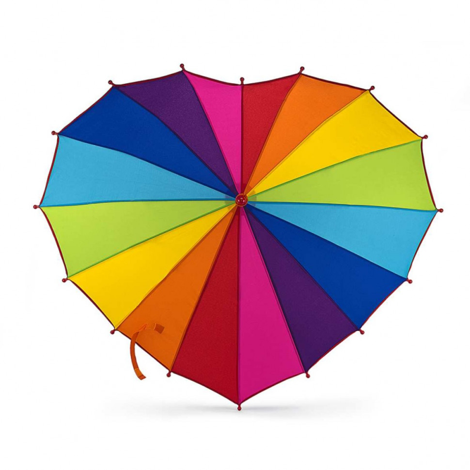 C932-4315 RainbowHeart (Радуга) Зонт детский Fulton фото 1 — Интернет-магазин "BAGSTAR"
