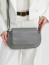 Женская сумка Dr.Koffer из натуральной кожи серая фото 6 &mdash; Интернет-магазин "BAGSTAR"