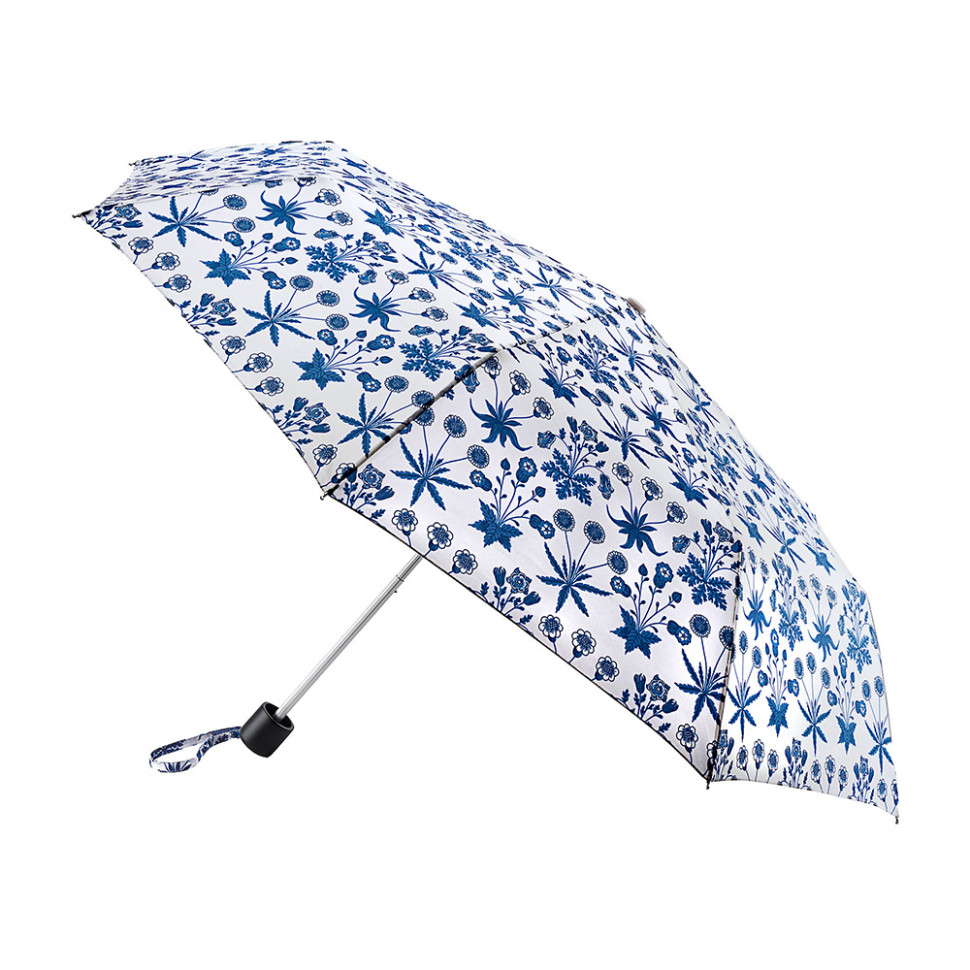 L907-4528 Daisy Blue Ivory (Голубые цветы) Зонт женский механика Morris Co Fulton фото 1 — Интернет-магазин "BAGSTAR"