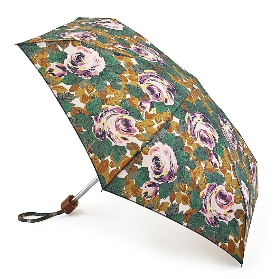 L521-3071 OxfordRoseBottleGreen (Цветы) Зонт женский механика Cath Kidston Fulton фото 1 — Интернет-магазин "BAGSTAR"