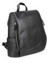 Сумка-рюкзак W620151-244-04 Dr. Koffer из натуральной кожи черная фото 1 &mdash; Интернет-магазин "BAGSTAR"