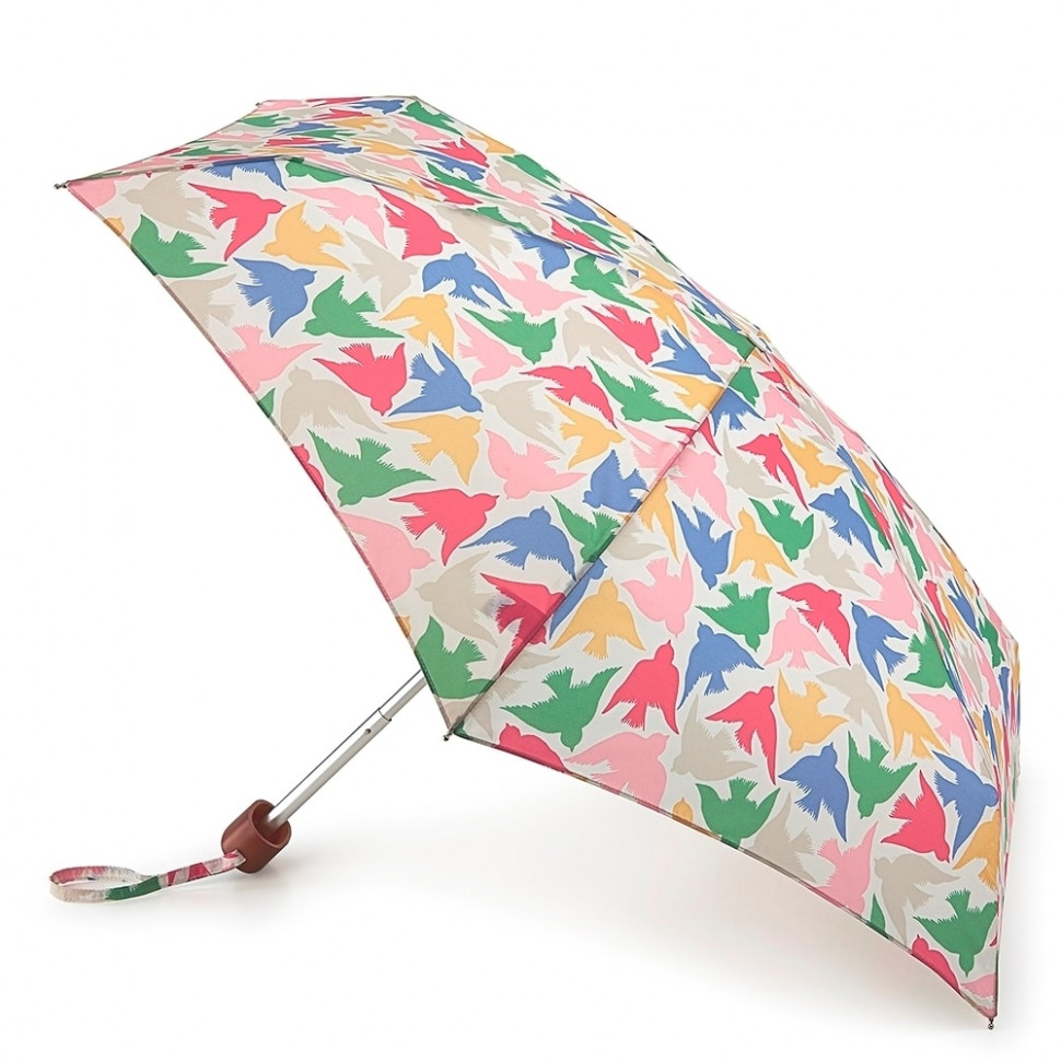 L521-3129 SmallGraphicBird (Графические Птицы) Зонт женский механика Cath Kidston Fulton фото 1 — Интернет-магазин "BAGSTAR"