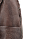 Сумка-рюкзак W620151-244-09 Dr. Koffer из натуральной кожи коричневая фото 6 &mdash; Интернет-магазин "BAGSTAR"