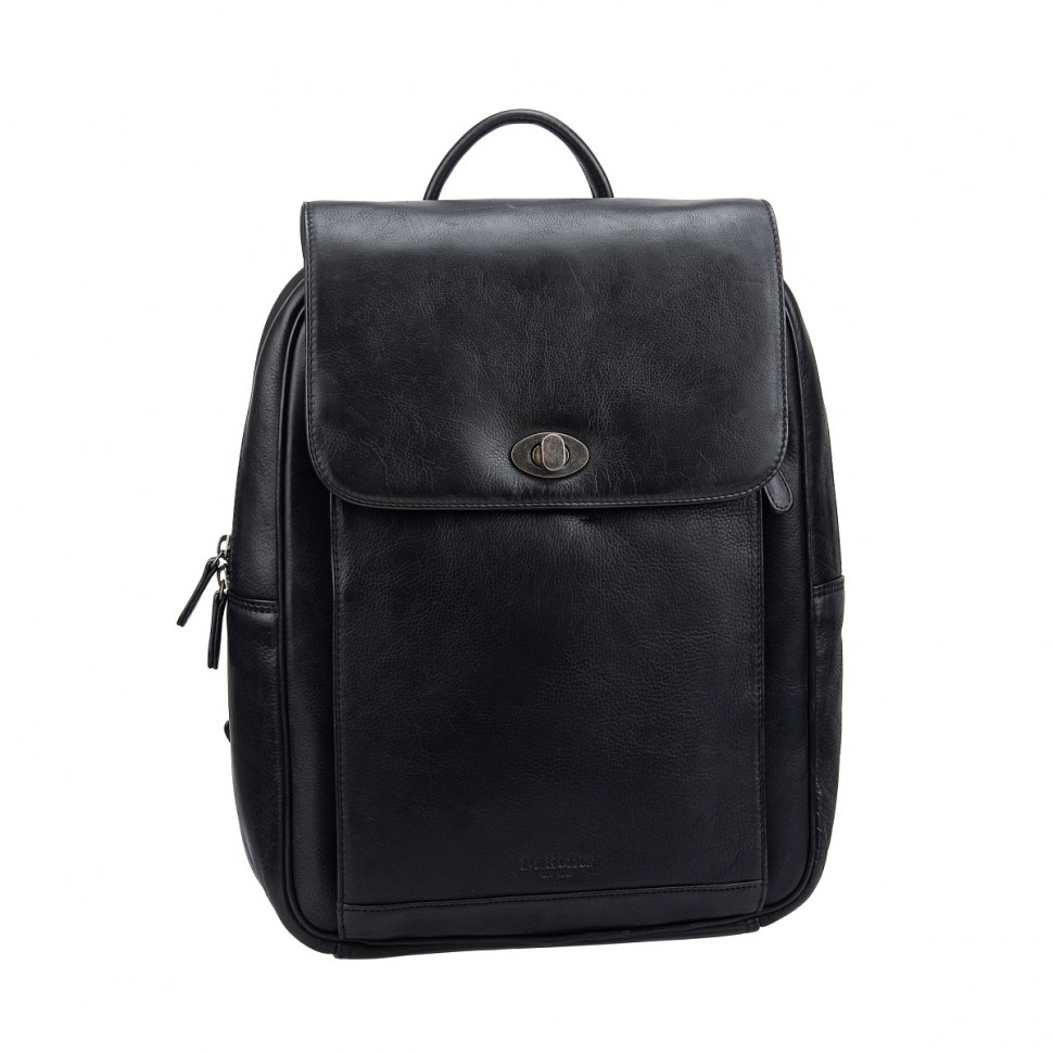 Рюкзак B402888-244-04 Dr.Koffer из натуральной кожи черный фото 1 — Интернет-магазин "BAGSTAR"