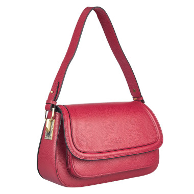 Женская сумка Dr. Koffer 50232S-03 из натуральной кожи красная &mdash; Интернет-магазин "BAGSTAR"