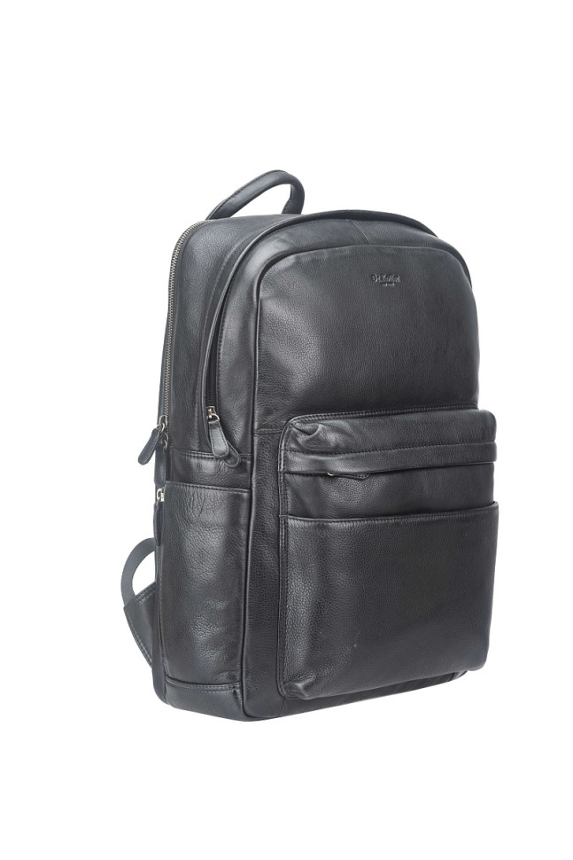 Рюкзак B402942-244-04 Dr. Koffer из натуральной кожи черный фото 1 &mdash; Интернет-магазин "BAGSTAR"