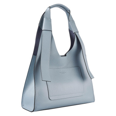 Женская сумка 50884S-70 Dr. Koffer из натуральной кожи голубая &mdash; Интернет-магазин "BAGSTAR"