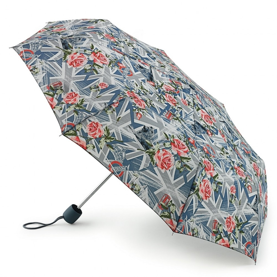 L450-2432 IconFlagPrint (Флаг) Зонт женский механика Fulton фото 1 — Интернет-магазин "BAGSTAR"