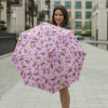 L354-4417 PinkFloral (Розовые цветы) Зонт женский механика Fulton фото 3 — Интернет-магазин "BAGSTAR"