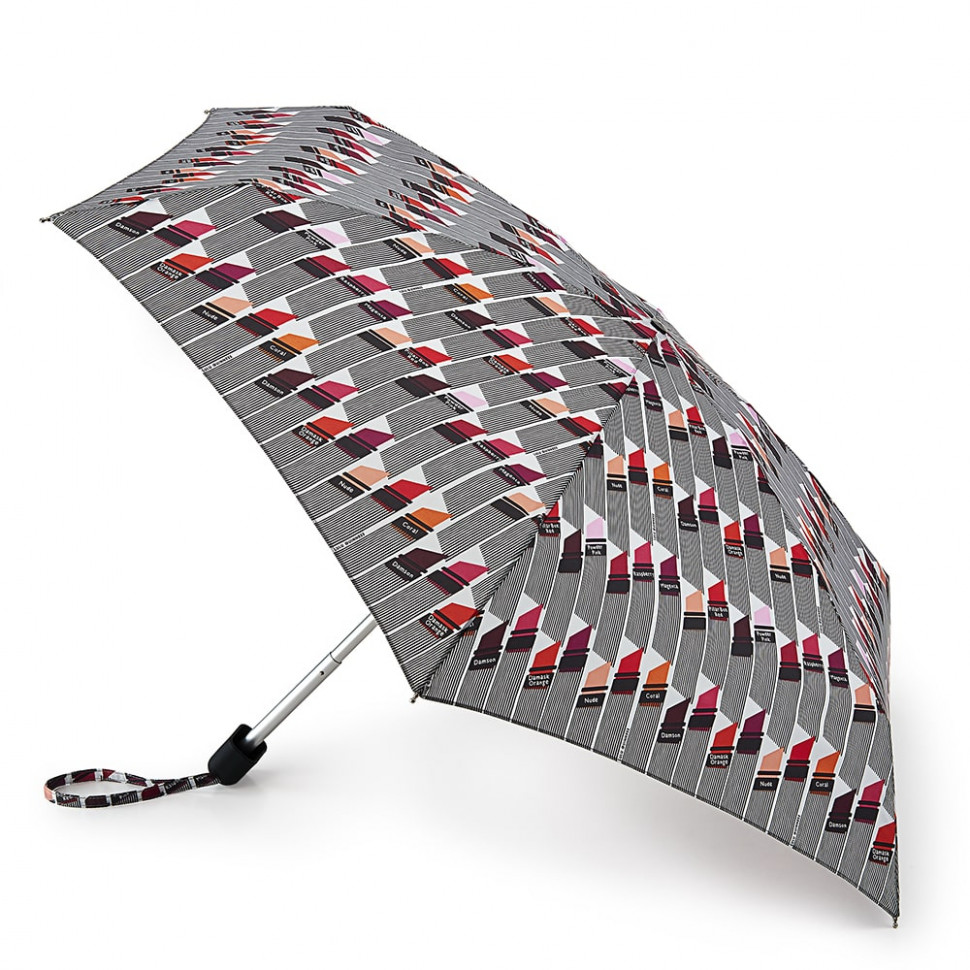 L790-3146 VerticalLips (Вертикальные губы) Зонт женский механика Lulu Guinness Fulton фото 1 — Интернет-магазин "BAGSTAR"