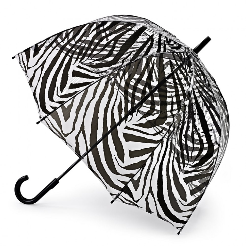 L042-2519 Zebra (Зебра) Зонт женский трость Fulton фото 1 — Интернет-магазин "BAGSTAR"
