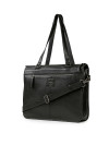 Черная сумка через плечо Dr.Koffer W620141-133-04 с защитой для ноутбука фото 5 &mdash; Интернет-магазин "BAGSTAR"