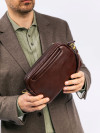 Сумка-визитка B402930-245-09 Dr. Koffer из натуральной кожи коричневая фото 9 &mdash; Интернет-магазин "BAGSTAR"