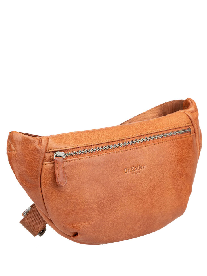 Сумка на пояс M402937-244-05 Dr. Koffer из натуральной кожи коричневая фото 1 &mdash; Интернет-магазин "BAGSTAR"