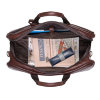Коричневая дорожная сумка с ремнем Dr.Koffer B231570-02-09 фото 2 — Интернет-магазин "BAGSTAR"