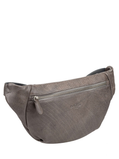 Сумка на пояс M402937-244-77 Dr. Koffer из натуральной кожи серая &mdash; Интернет-магазин "BAGSTAR"