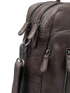 Сумка для документов M402979-244-77 Dr.Koffer из натуральной кожи серая фото 3 &mdash; Интернет-магазин "BAGSTAR"