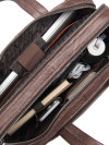Сумка для документов Dr.Koffer M402979-244-09 из натуральной кожи коричневая фото 5 &mdash; Интернет-магазин "BAGSTAR"