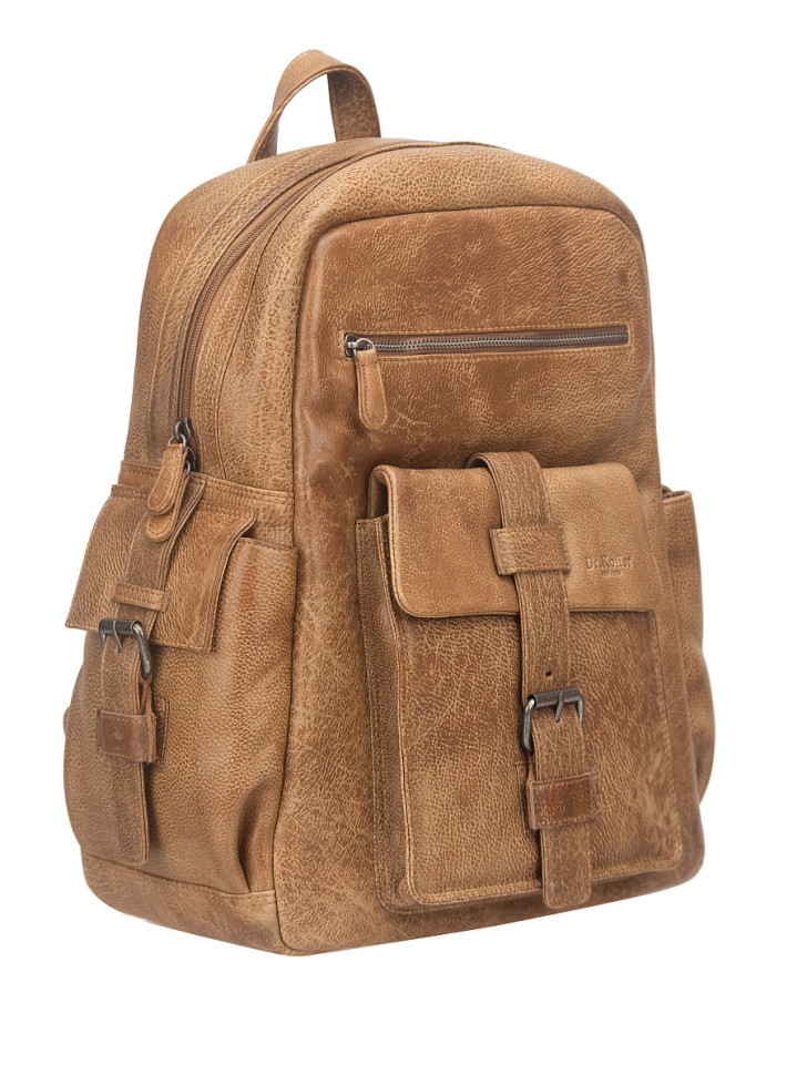 Рюкзак M402719-248-80-Olive Dr. Koffer из натуральной кожи коричневый фото 1 &mdash; Интернет-магазин "BAGSTAR"