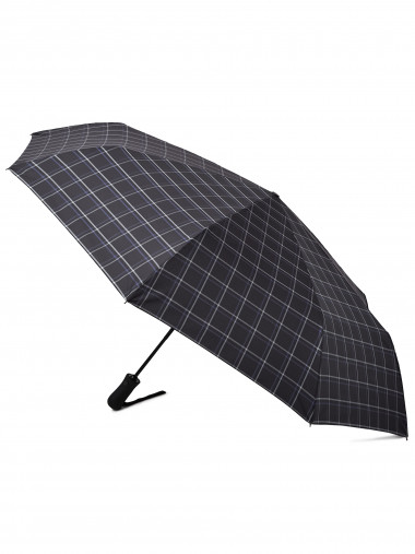 M4682 (Клетка с синим и серым) Зонт Мужской автомат Henry Backer &mdash; Интернет-магазин "BAGSTAR"